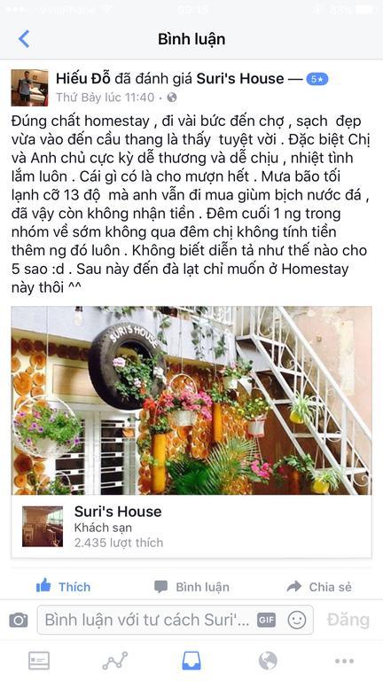 Suri'S House Homestay Da Lat Eksteriør billede